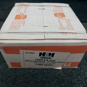 Runkonaula 130mm×3,8mm 21ast Diffusiogalvanoitu